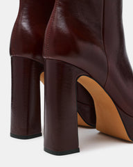 LOCHLAN DARK CHERRY LEATHER