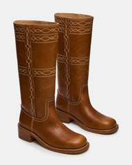 RIGGS STITCH COGNAC LEATHER