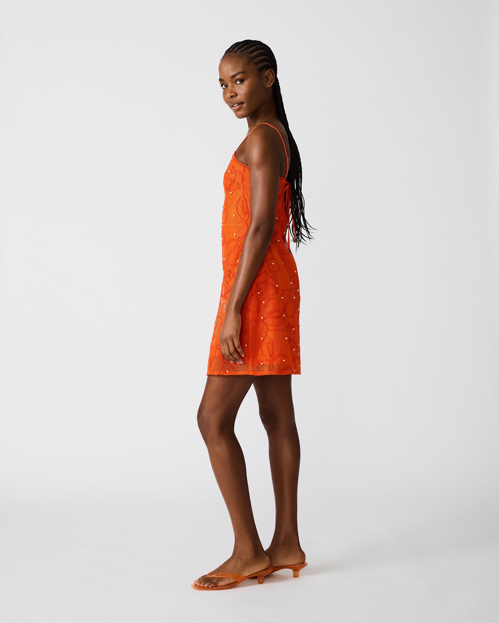 MAUREENE DRESS SALSA RED