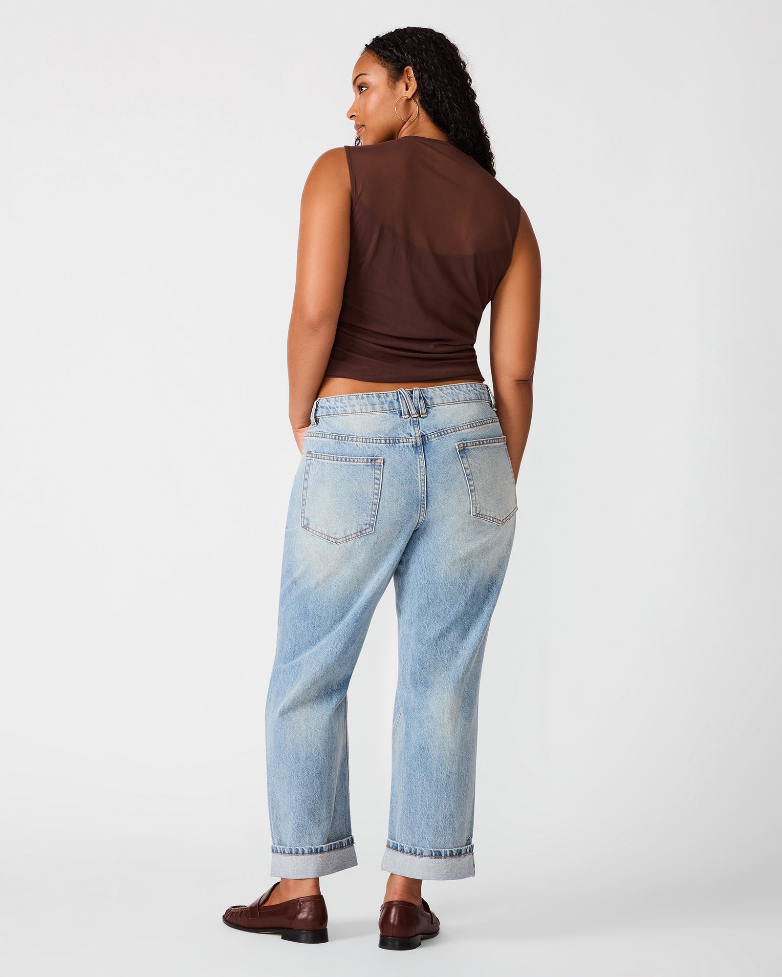 ROMAN KNIT TOP WALNUT
