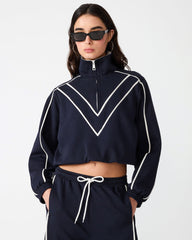 KARLINE KNIT JACKET MIDNIGHT
