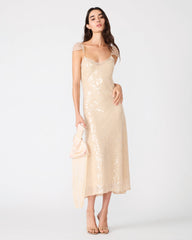 STEFANIA DRESS CHAMPAGNE