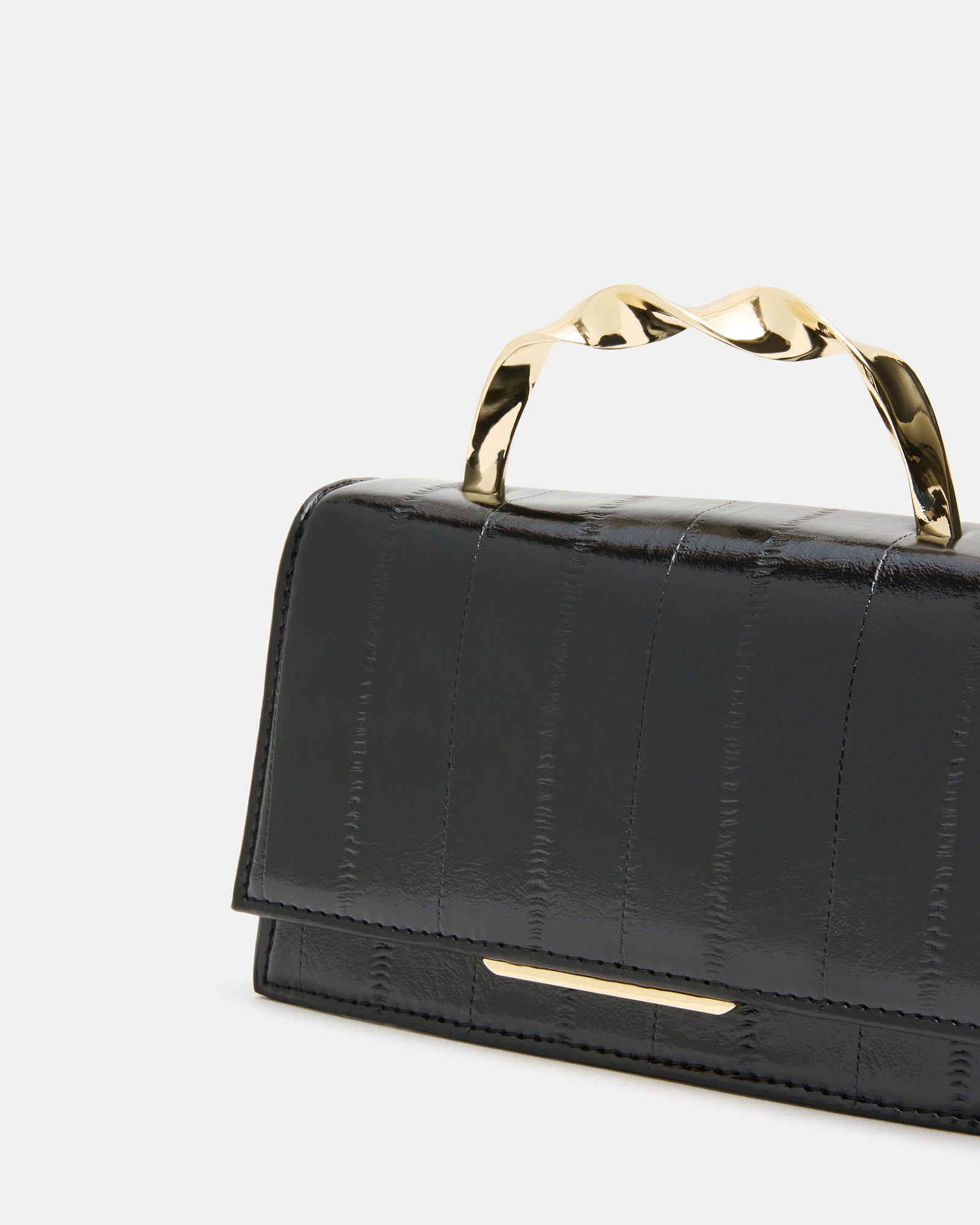 MARCY BAG BLACK EEL