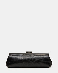 STEFANO BAG BLACK CROCODILE