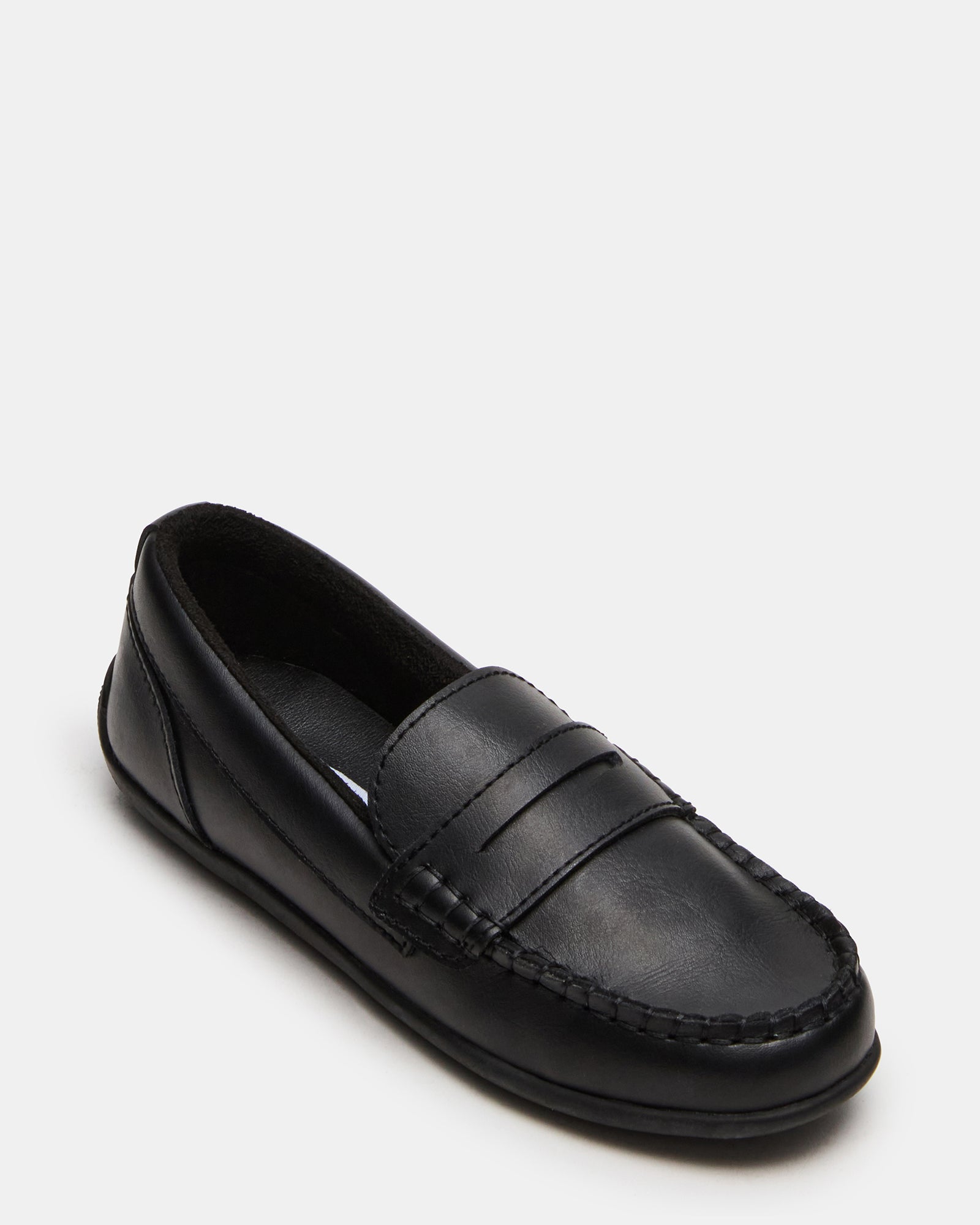 KIDS' JARED BLACK LEATHER