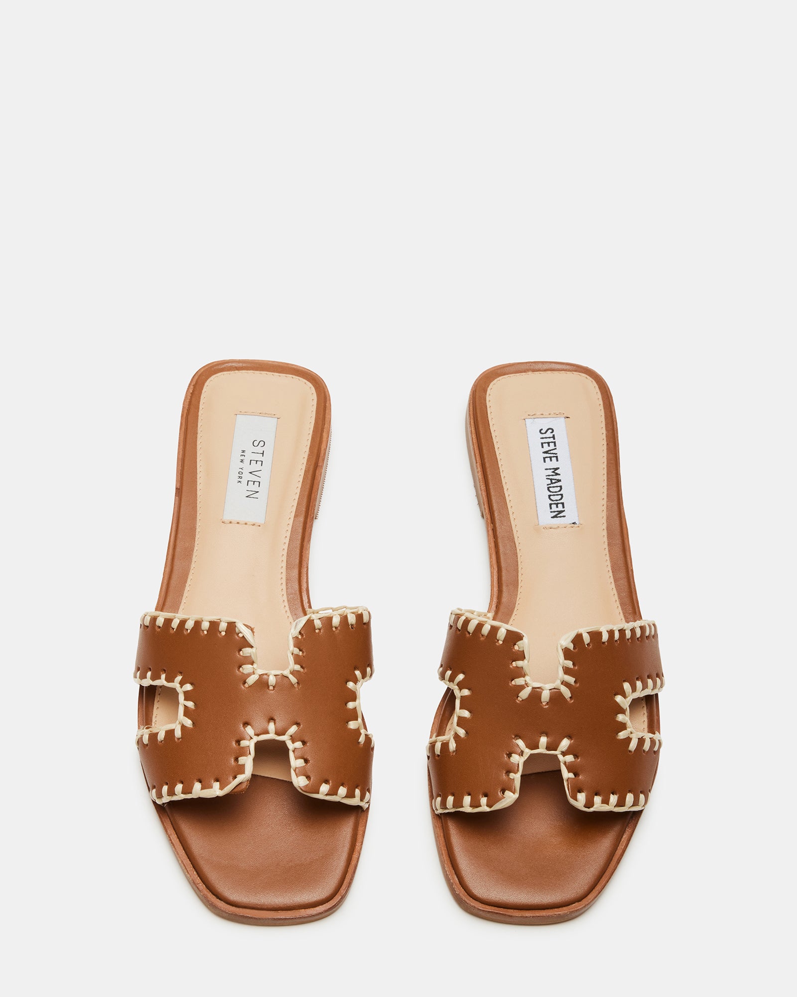 HADYN WOVEN COGNAC LEATHER