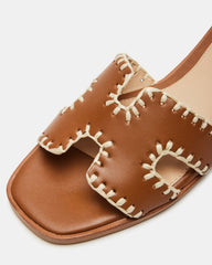 HADYN WOVEN COGNAC LEATHER