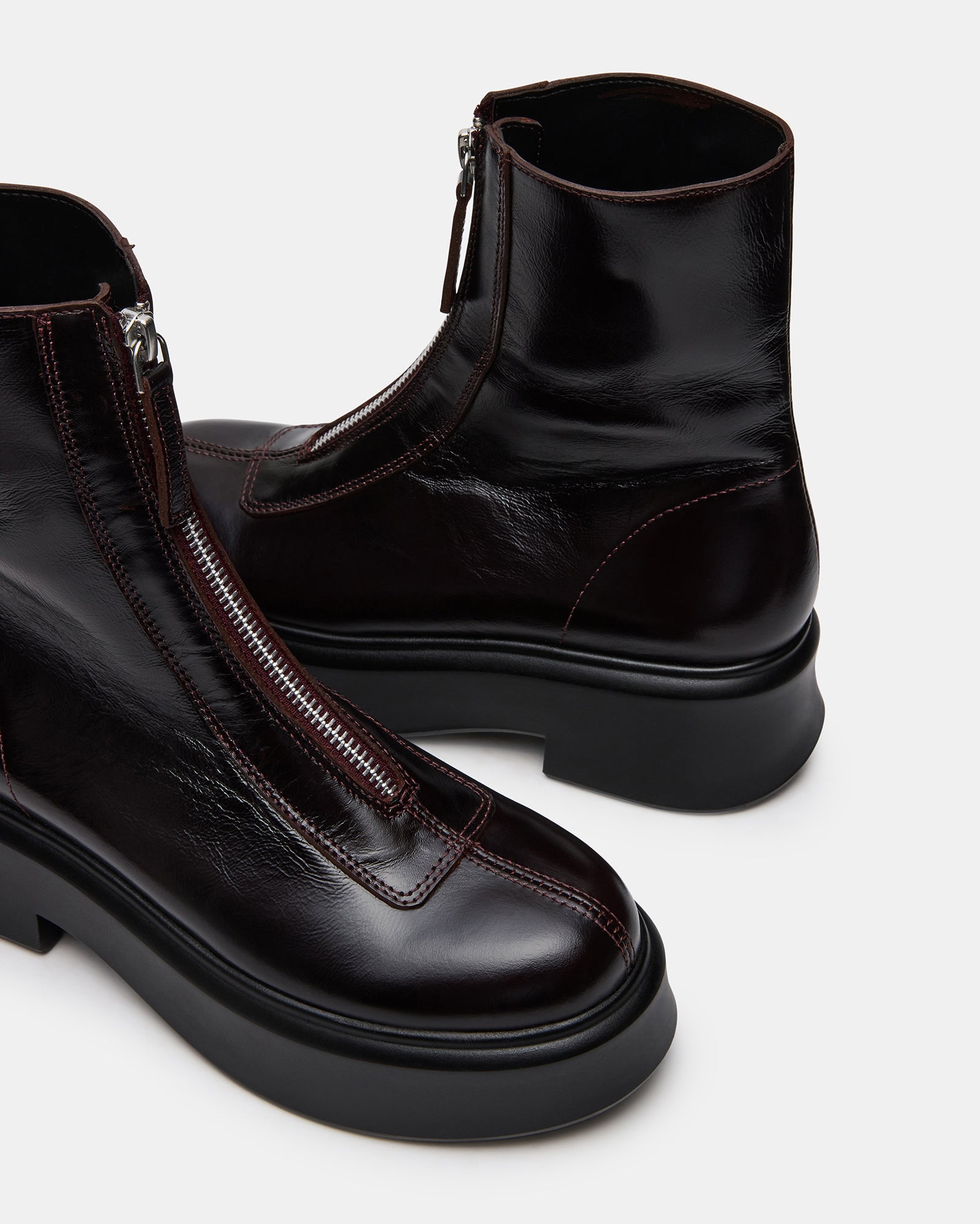 JONES DARK CHERRY LEATHER