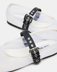 MITSY WHITE/BLACK
