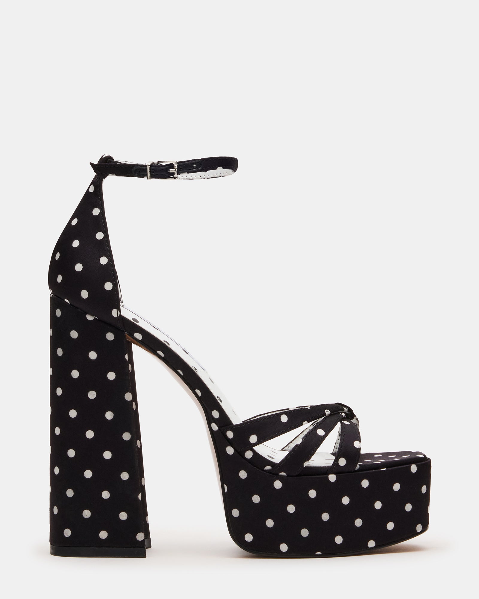 RETRO WHITE/BLACK POLKA DOT
