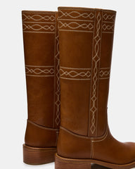 RIGGS STITCH COGNAC LEATHER